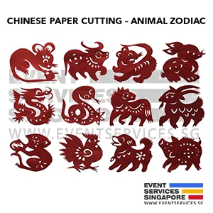 Chinese Paper Cutting - Event Services Singapore