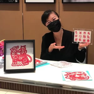 Chinese Paper Cutting - Event Services Singapore
