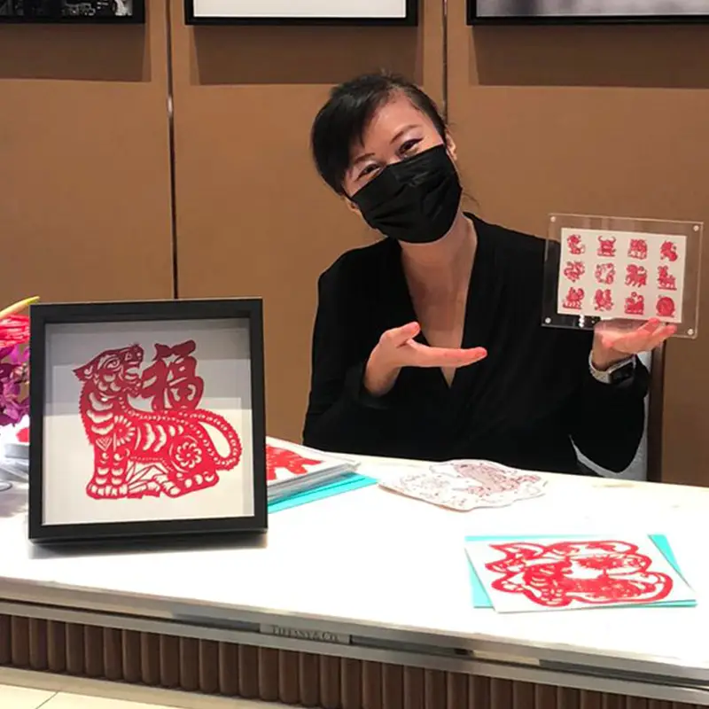 Chinese Paper Cutting - Event Services Singapore