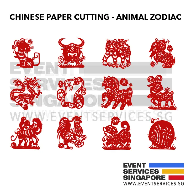 Chinese Paper Cutting - Event Services Singapore