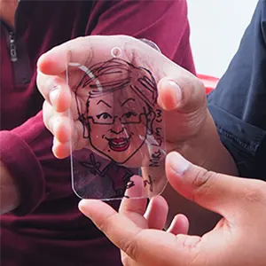 Shrink Caricature Keychain - Event Services Singapore