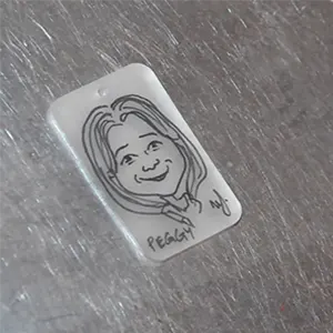 Shrink Caricature Keychain - Event Services Singapore