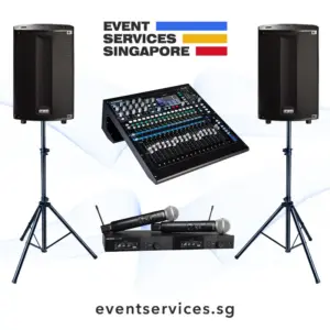 Sound System Rental - 150 Pax - Audio System - Event Services Singapore