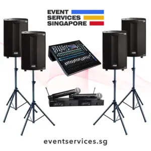 Sound System Rental - 250 Pax - Audio System - Event Services Singapore