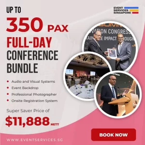 350 pax Full Day Conference Bundle - Event Services Singapore