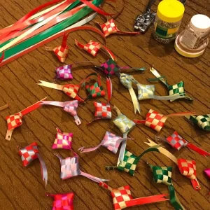Ketupat Keychain - Hari Raya Activities - Traditional Arts - Dinner and Dance - Pre Event Activities - Event Services Singapore