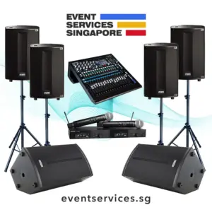 Sound System Rental - 350 Pax - Audio System - Event Services Singapore