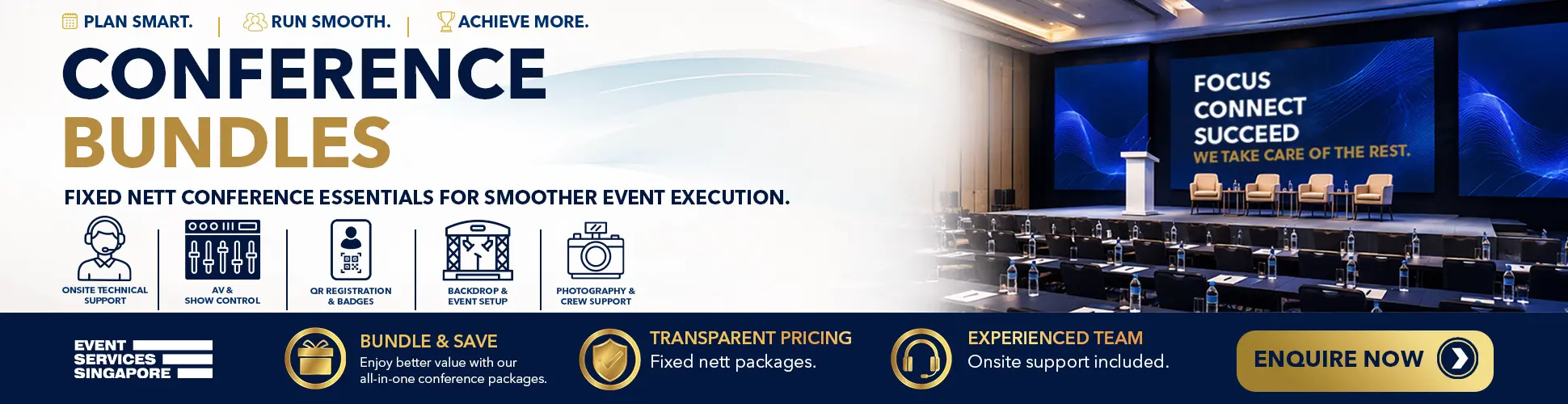 Conference Bundle Banner - Event Services Singapore