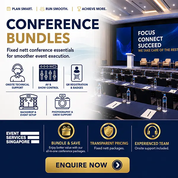 Conference Bundle Banner - Event Services Singapore